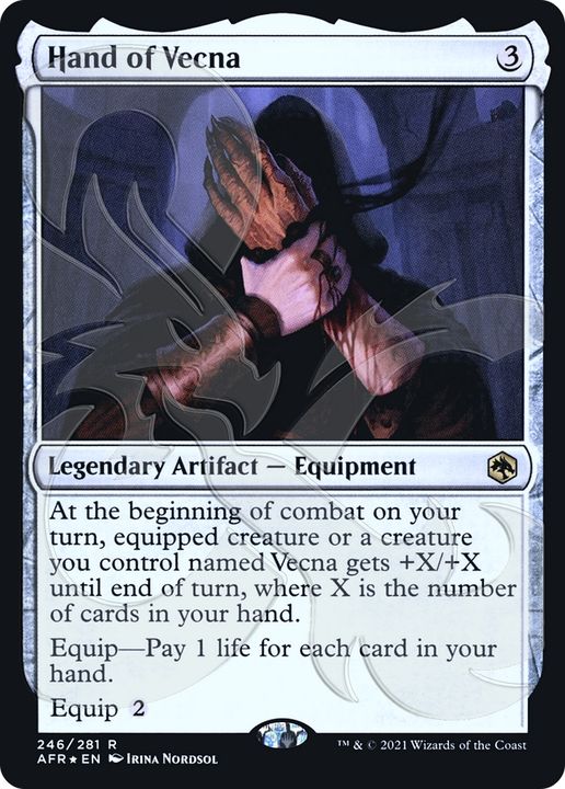 Hand of Vecna in the group Magic the Gathering / Types / Artifacts / Legendary Artifact at Proxyprinters.com (65580)