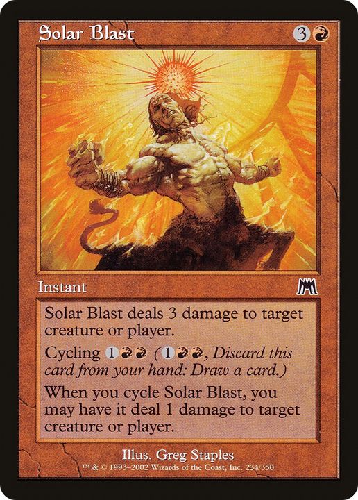 Solar Blast in the group Magic the Gathering / Types / Colors / Red at Proxyprinters.com (65589)