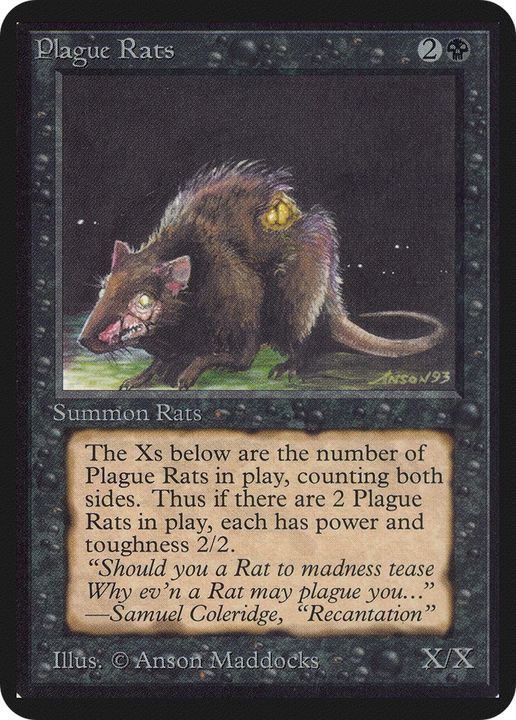 Plague Rats in the group Magic the Gathering / Sets / Limited Edition Alpha at Proxyprinters.com (65592)