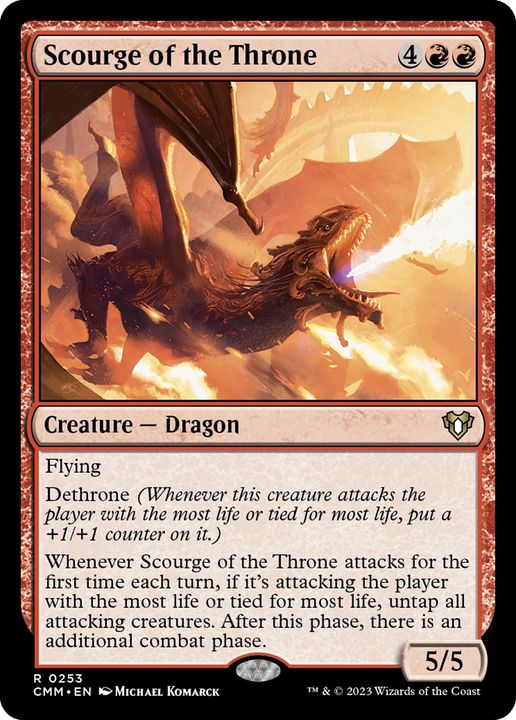 Scourge of the Throne in the group Magic the Gathering / Types / Colors / Red at Proxyprinters.com (65604)