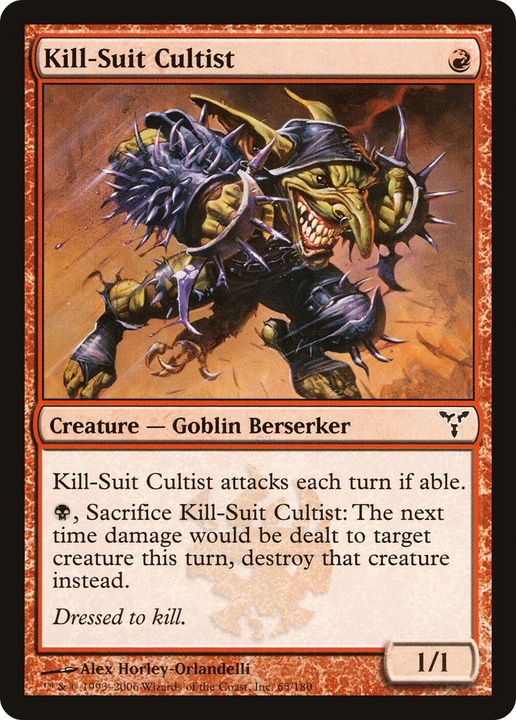 Kill-Suit Cultist in the group Magic the Gathering / Types / Creatures / Goblin at Proxyprinters.com (65607)