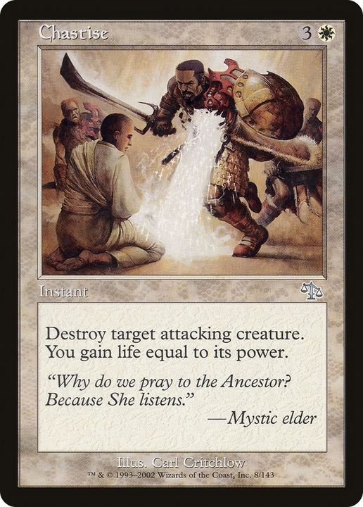 Chastise in the group Magic the Gathering / Types / Colors / White at Proxyprinters.com (6563)