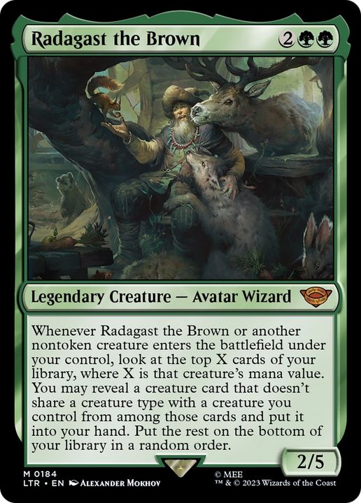 Radagast the Brown in the group Magic the Gathering / Types / Creatures / Wizard at Proxyprinters.com (65650)