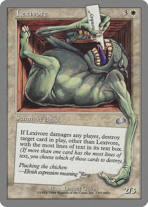 Lexivore in the group Magic the Gathering / Sets / Unglued Tokens at Proxyprinters.com (65656)