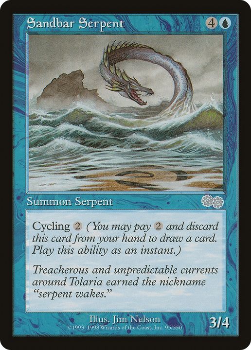 Sandbar Serpent in the group Magic the Gathering / Types / Colors / Blue at Proxyprinters.com (65691)