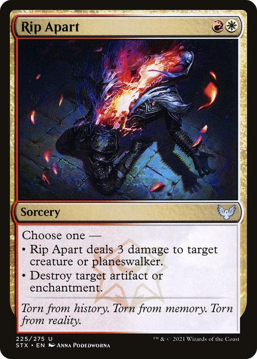 Rip Apart in the group Magic the Gathering / Sets / Strixhaven: School of Mages at Proxyprinters.com (65695)