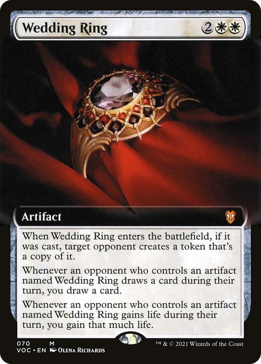 Wedding Ring in the group Magic the Gathering / Types / Artifacts / Artifact at Proxyprinters.com (65752)