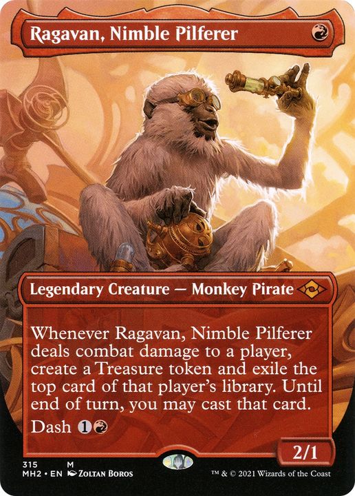 Ragavan, Nimble Pilferer in the group Magic the Gathering / Types / Colors / Red at Proxyprinters.com (65768)