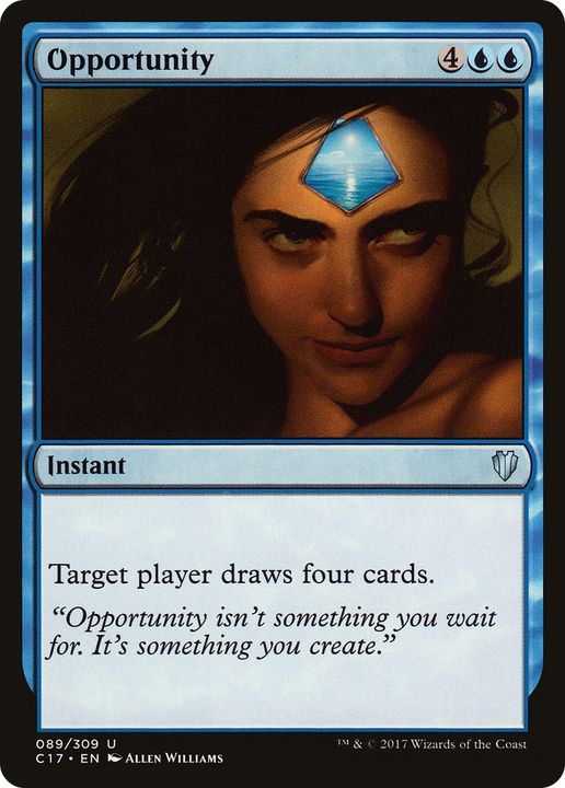 Opportunity in the group Magic the Gathering / Types / Colors / Blue at Proxyprinters.com (65771)