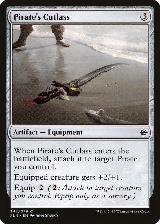 Pirate's Cutlass in the group Magic the Gathering / Types / Artifacts / Artifact at Proxyprinters.com (65772)