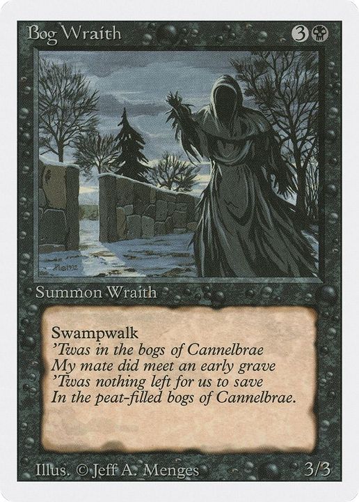 Bog Wraith in the group Magic the Gathering / Types / Colors / Black at Proxyprinters.com (6579)