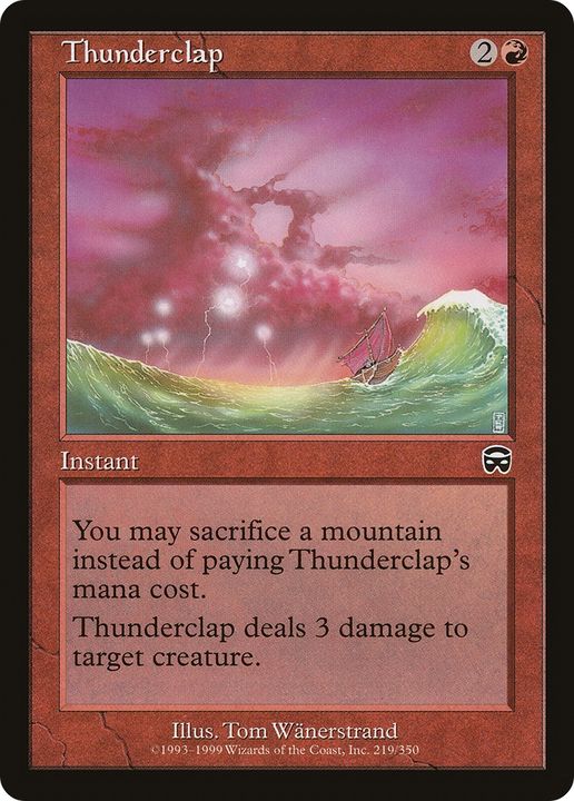 Thunderclap in the group Magic the Gathering / Types / Colors / Red at Proxyprinters.com (65797)