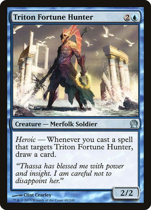 Triton Fortune Hunter in the group Magic the Gathering / Sets / Theros at Proxyprinters.com (6580)