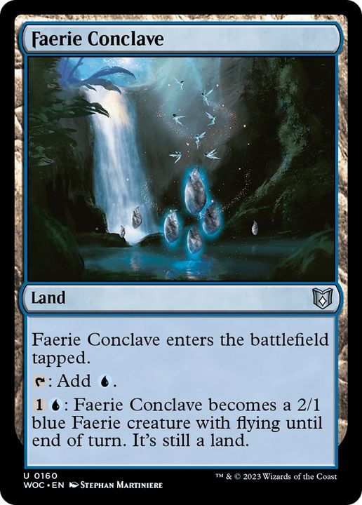 Faerie Conclave in the group Magic the Gathering / Sets / Wilds of Eldraine Commander Tokens at Proxyprinters.com (65832)