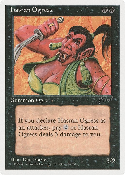 Hasran Ogress in the group Magic the Gathering / Types / Colors / Black at Proxyprinters.com (65833)