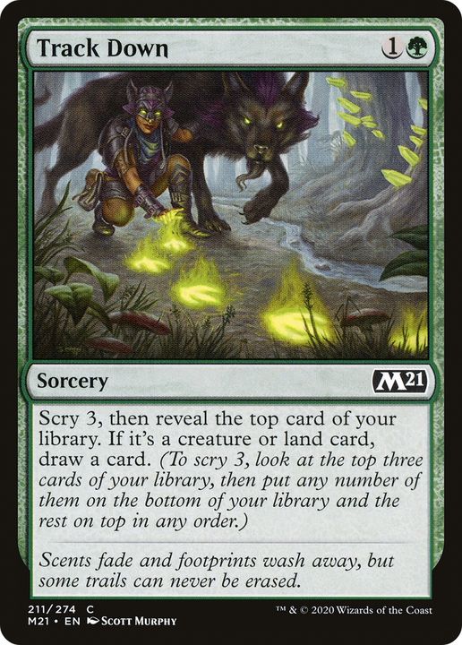 Track Down in the group Magic the Gathering / Types / Colors / Green at Proxyprinters.com (65836)