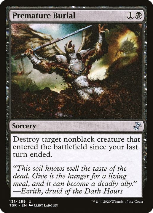 Premature Burial in the group Magic the Gathering / Sets / Time Spiral Remastered at Proxyprinters.com (65857)