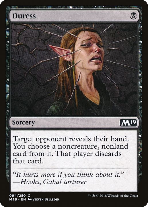 Duress in the group Magic the Gathering / Sets / Core Set 2019 at Proxyprinters.com (65863)