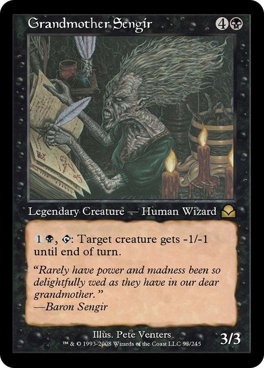 Grandmother Sengir in the group Magic the Gathering / Types / Creatures / Wizard at Proxyprinters.com (65876)