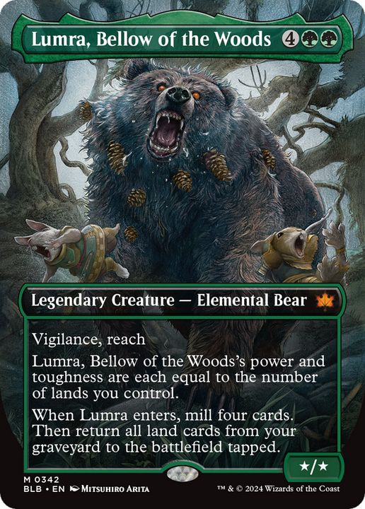 Lumra, Bellow of the Woods in the group Magic the Gathering / Types / Colors / Green at Proxyprinters.com (65877)