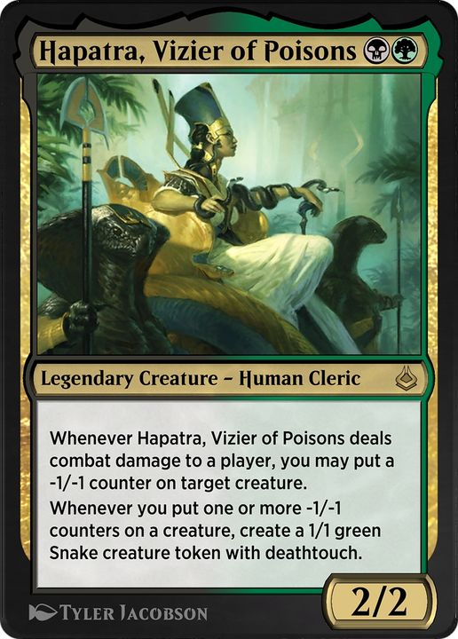 Hapatra, Vizier of Poisons in the group Advanced search at Proxyprinters.com (65879)