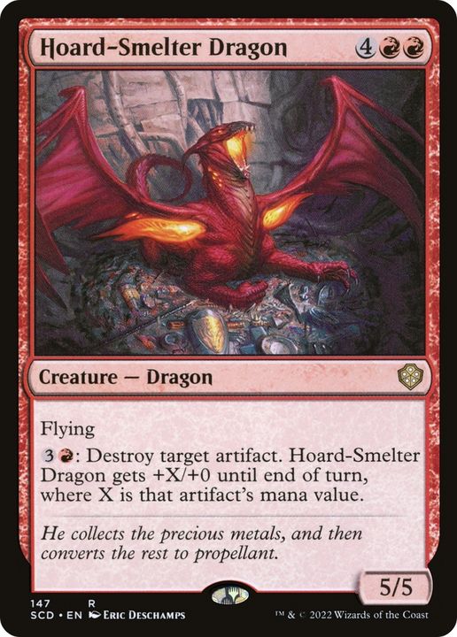 Hoard-Smelter Dragon in the group Magic the Gathering / Types / Colors / Red at Proxyprinters.com (65901)