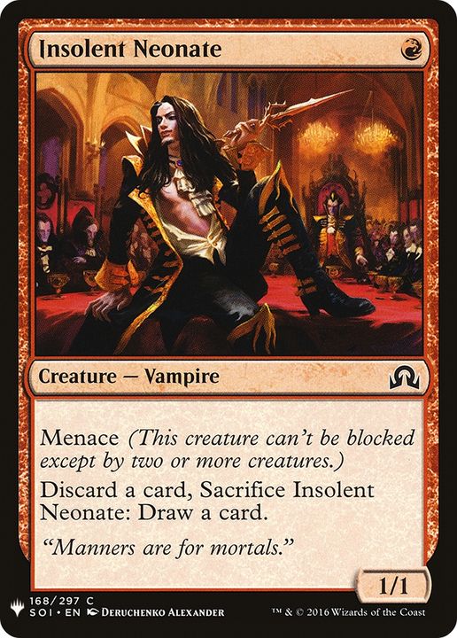 Insolent Neonate in the group Magic the Gathering / Sets / The List at Proxyprinters.com (65914)