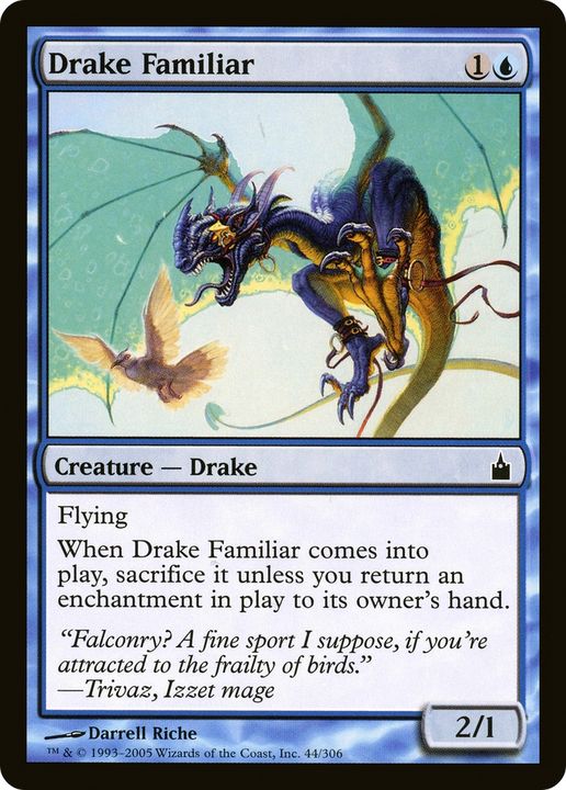 Drake Familiar in the group Magic the Gathering / Types / Colors / Blue at Proxyprinters.com (65924)