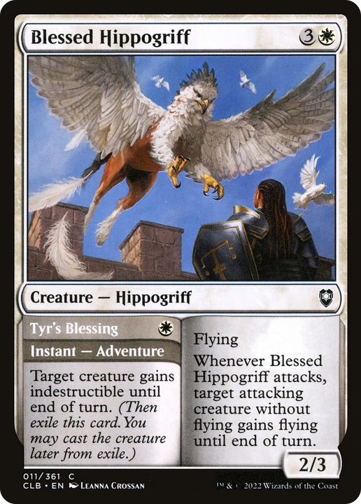 Blessed Hippogriff // Tyr's Blessing in the group Magic the Gathering / Sets / Commander Legends: Battle for Baldur's Gate at Proxyprinters.com (65926)