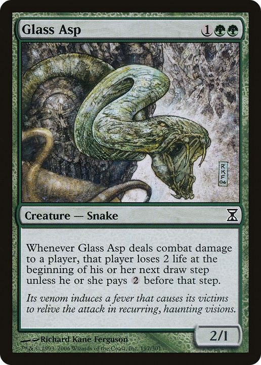 Glass Asp in the group Magic the Gathering / Types / Colors / Green at Proxyprinters.com (6598)