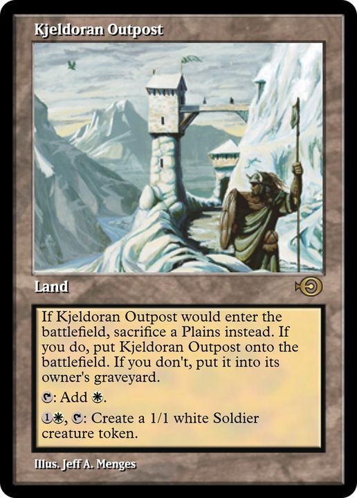 Kjeldoran Outpost in the group Magic the Gathering / Sets / Magic Origins Clash Pack at Proxyprinters.com (65994)