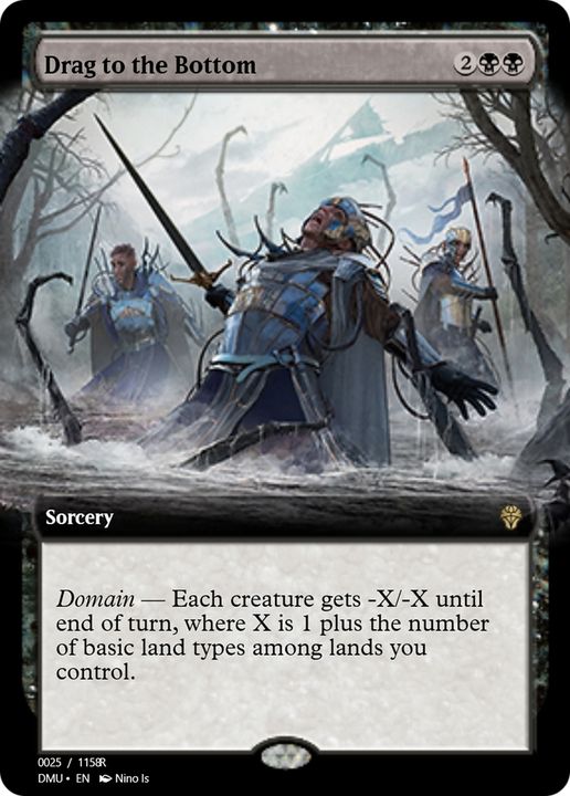 Drag to the Bottom in the group Magic the Gathering / Types / Colors / Black at Proxyprinters.com (66021)