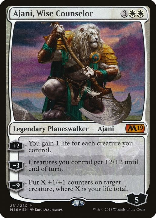 Ajani, Wise Counselor in the group Advanced search at Proxyprinters.com (66035)