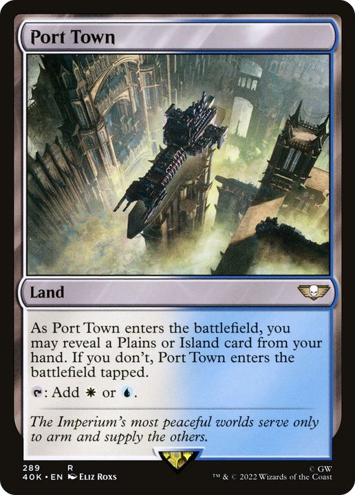 Port Town in the group Magic the Gathering / Types / Colors / Colorless at Proxyprinters.com (66045)