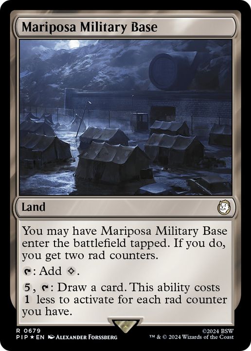 Mariposa Military Base in the group Singles at Proxyprinters.com (66063)