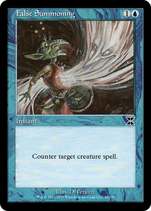 False Summoning in the group Magic the Gathering / Types / Colors / Blue at Proxyprinters.com (66064)