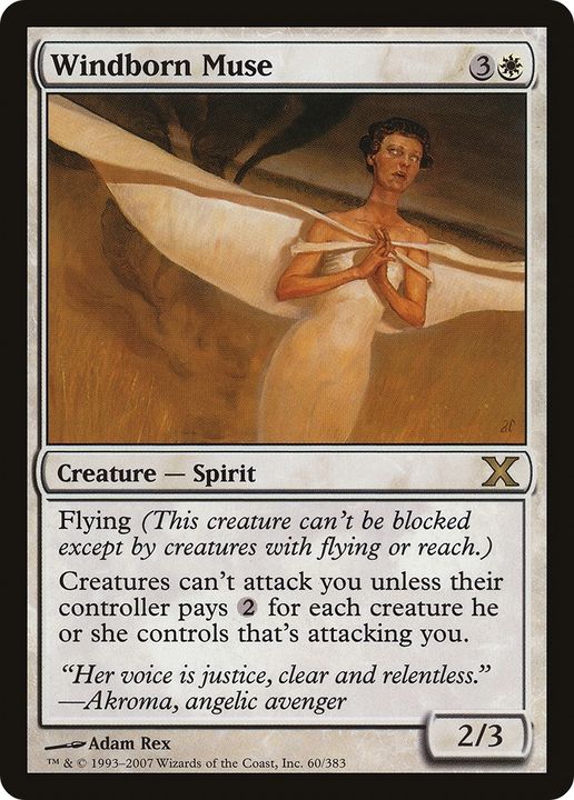 Windborn Muse in the group Magic the Gathering / Types / Colors / White at Proxyprinters.com (66069)