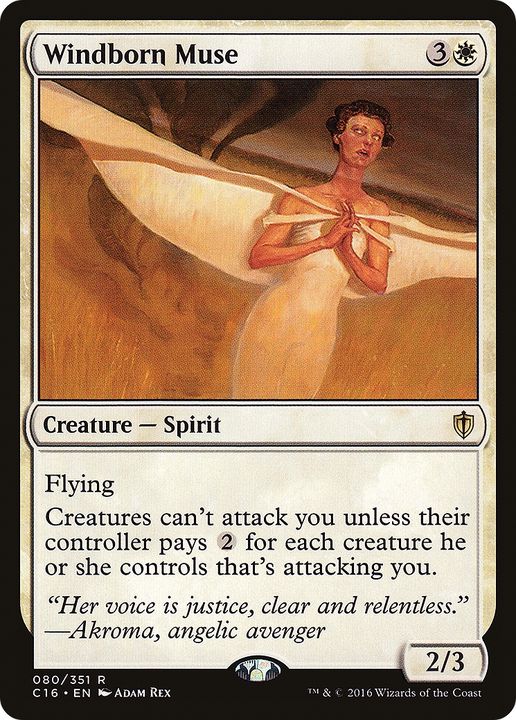 Windborn Muse in the group Magic the Gathering / Types / Colors / White at Proxyprinters.com (66086)