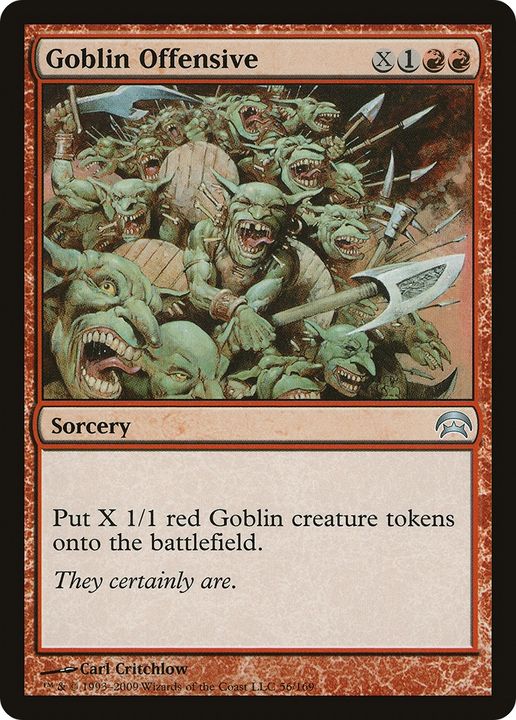 Goblin Offensive in the group Magic the Gathering / Sets / Planechase at Proxyprinters.com (66091)