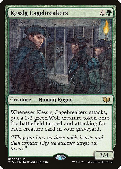 Kessig Cagebreakers in the group Magic the Gathering / Types / Creatures / Human at Proxyprinters.com (66102)