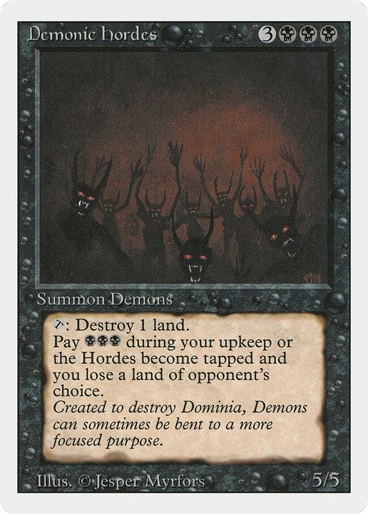 Demonic Hordes in the group Magic the Gathering / Sets / Rise of the Eldrazi Promos at Proxyprinters.com (66103)