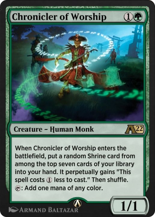 Chronicler of Worship in the group Magic the Gathering / Sets / Alchemy: Kamigawa at Proxyprinters.com (66113)