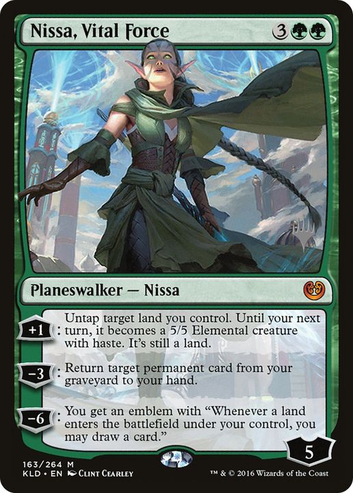 Nissa, Vital Force in the group Magic the Gathering / Types / Colors / Green at Proxyprinters.com (66125)