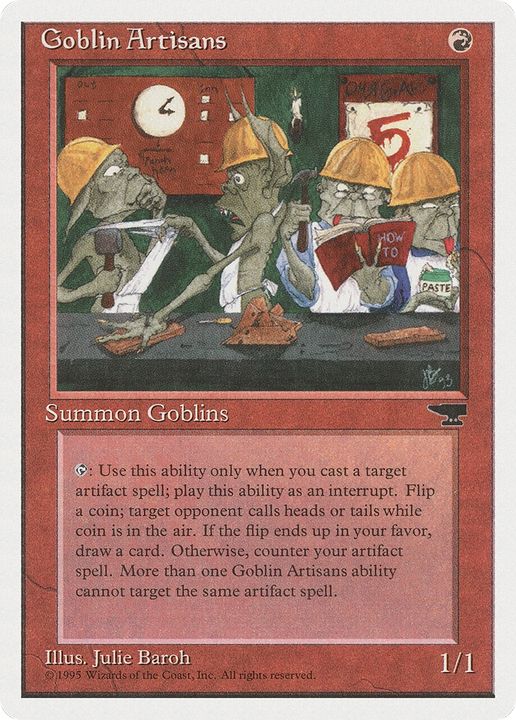 Goblin Artisans in the group Magic the Gathering / Types / Creatures / Goblin at Proxyprinters.com (66134)