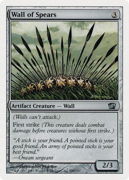 Wall of Spears in the group Magic the Gathering / Types / Colors / Colorless at Proxyprinters.com (66152)