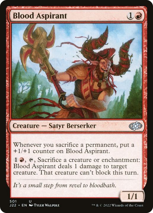 Blood Aspirant in the group Magic the Gathering / Types / Colors / Red at Proxyprinters.com (66164)