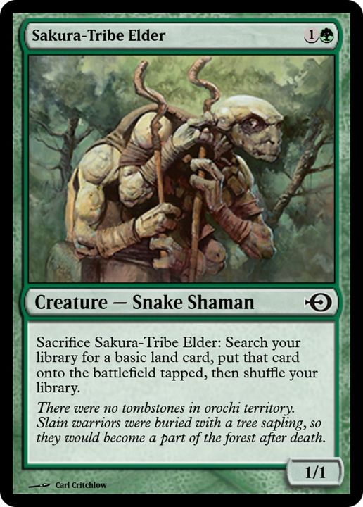 Sakura-Tribe Elder in the group Magic the Gathering / Types / Colors / Green at Proxyprinters.com (66169)