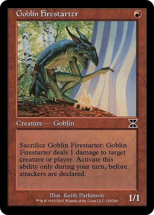 Goblin Firestarter in the group Magic the Gathering / Types / Creatures / Goblin at Proxyprinters.com (6617)