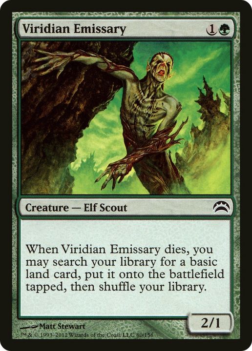 Viridian Emissary in the group Magic the Gathering / Types / Creatures / Elf at Proxyprinters.com (66171)