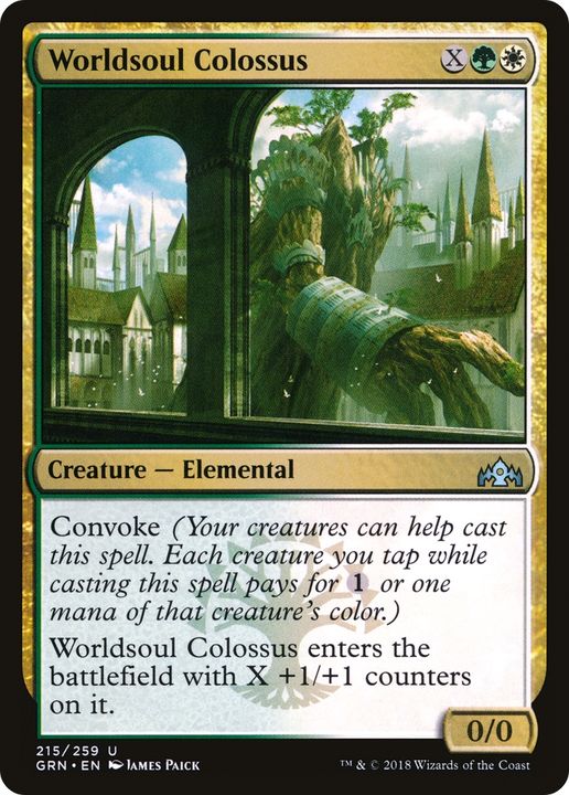 Worldsoul Colossus in the group Magic the Gathering / Sets / Guilds of Ravnica at Proxyprinters.com (66208)